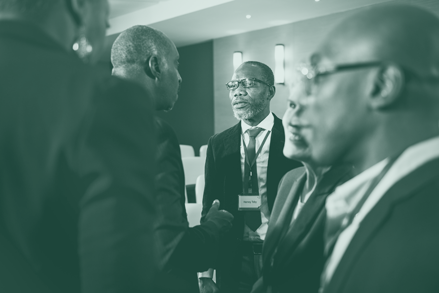 Senior leaders in conversation